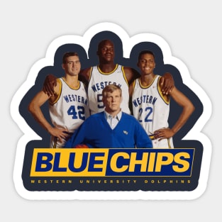 Blue Chips Sticker